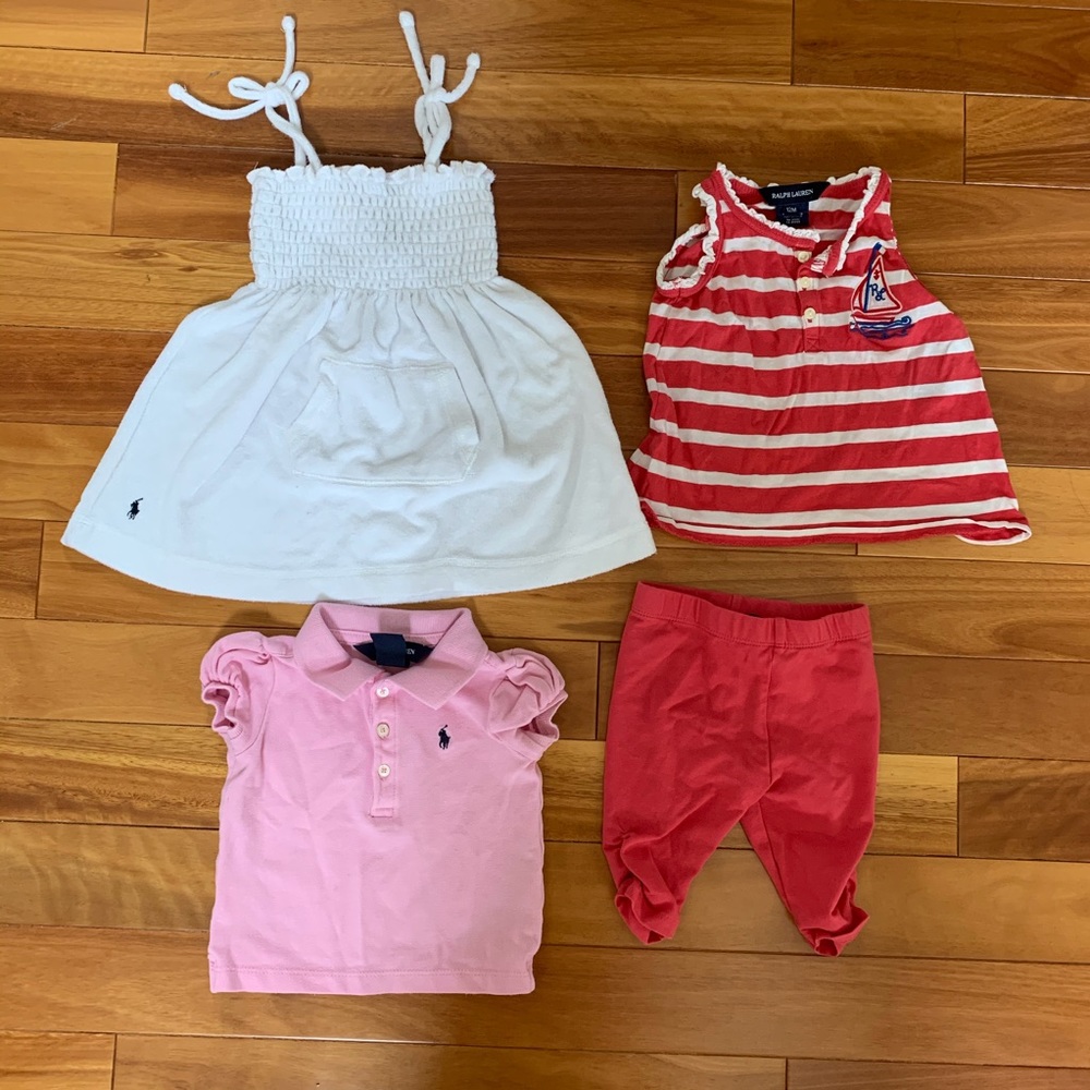Bundle of girl shirt pants